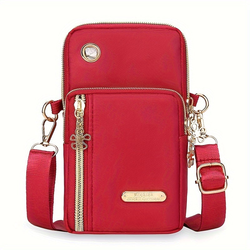 1pc Stylish Womens Fashion Crossbody Mini Bag - Portable Sports Arm Wallet for Active Lifestyle - Lightweight, Secure Phone & Lipstick Holder, Perfect for On-the-Go Convenience