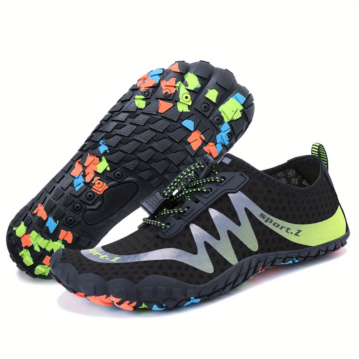 Barefoot Water Shoes - Ultra Quick-Drying, Slip-on, Swim, Exercise, Pool, Beach, Sports - Designed for Active Womens Lifestyle