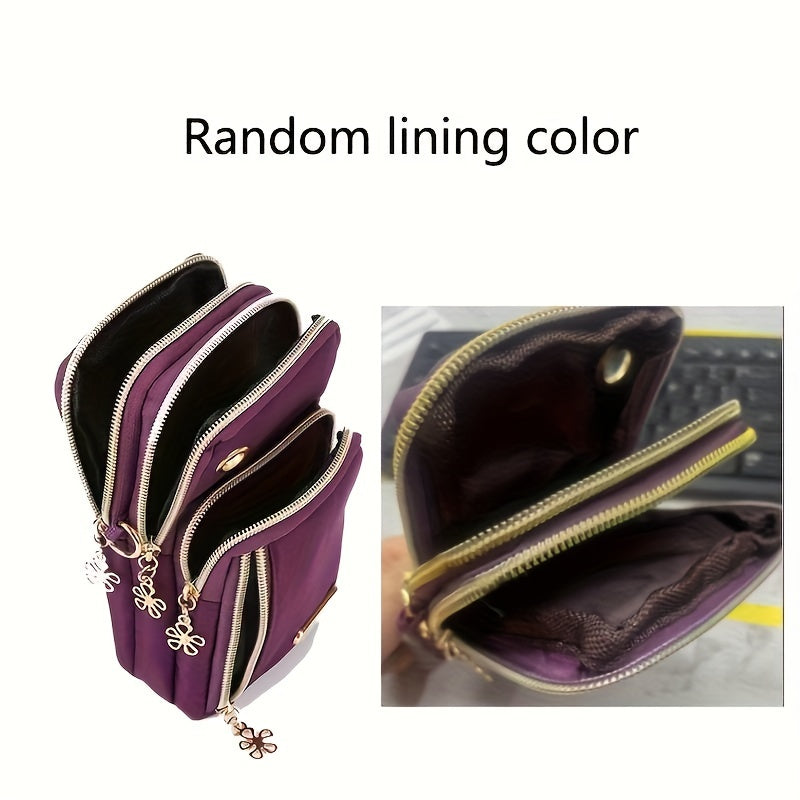 1pc Stylish Womens Fashion Crossbody Mini Bag - Portable Sports Arm Wallet for Active Lifestyle - Lightweight, Secure Phone & Lipstick Holder, Perfect for On-the-Go Convenience