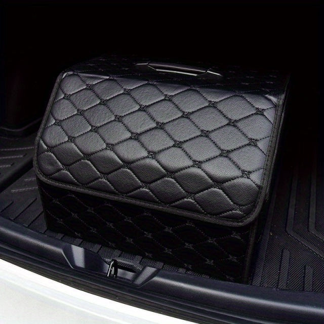 1pc Car Trunk Organizer Storage Box Collapsible Auto Cargo Storage Container Toys Food Storage Bag Car Stowing Automotive Accessories