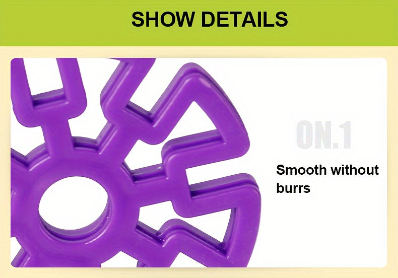 Children Building Toys, 98pcs Snowflakes Educational Building Blocks Kit for Kids, Round Hole Puzzle, Fun Assembly Puzzle, Best Gift for Boys Girls Creative Games & Fun Activit-Random color