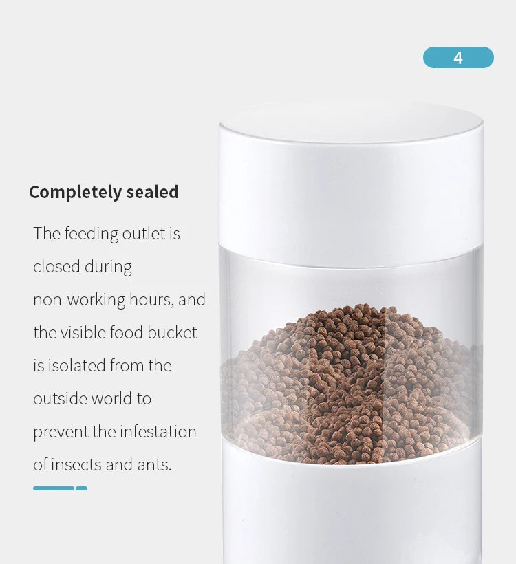 Shyfish Smart Aquarium Fish Feeder moistureproof long Vacation Auto Dispenser Automatic timing easy Feeding unit