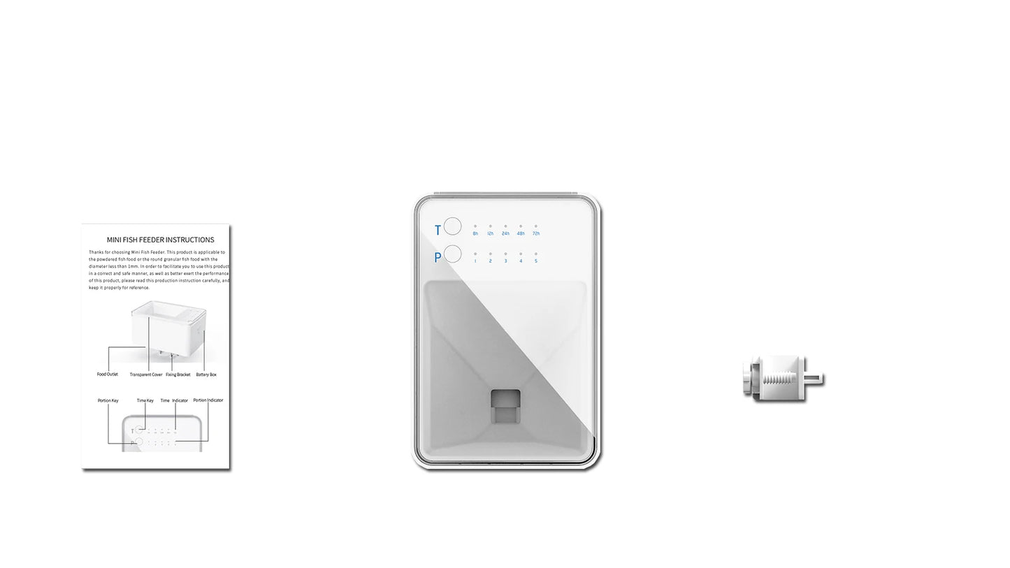 Shyfish Smart Aquarium Fish Feeder moistureproof long Vacation Auto Dispenser Automatic timing easy Feeding unit