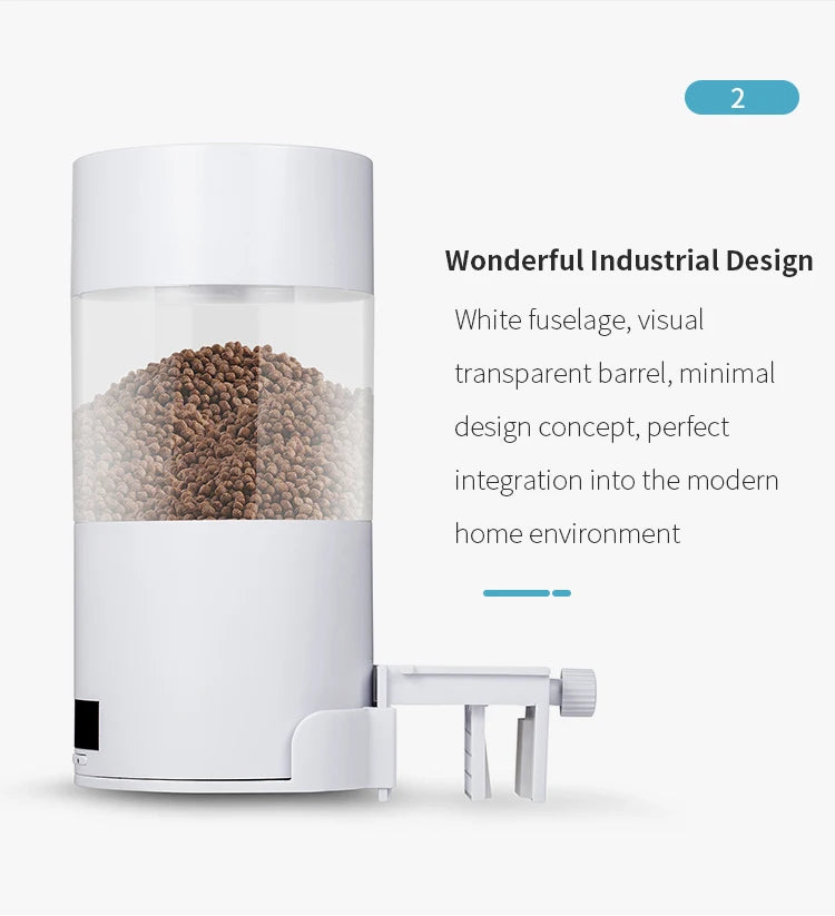 Shyfish Smart Aquarium Fish Feeder moistureproof long Vacation Auto Dispenser Automatic timing easy Feeding unit