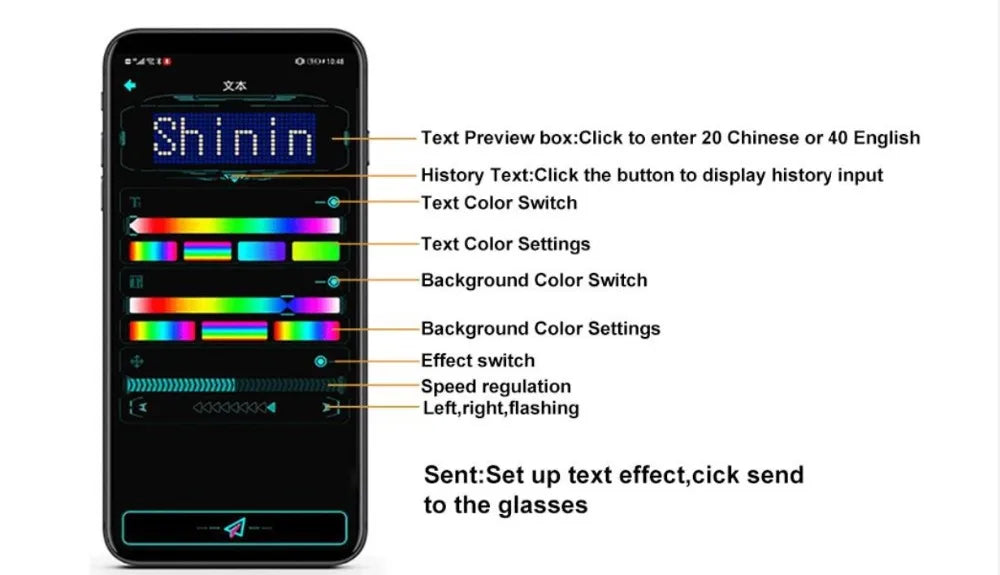 Halloween Bunny Girl Colplay Bluetooth APP Light Up Purge Mask Halloween Masquerade Party LED Face Masks for Kids Men Women