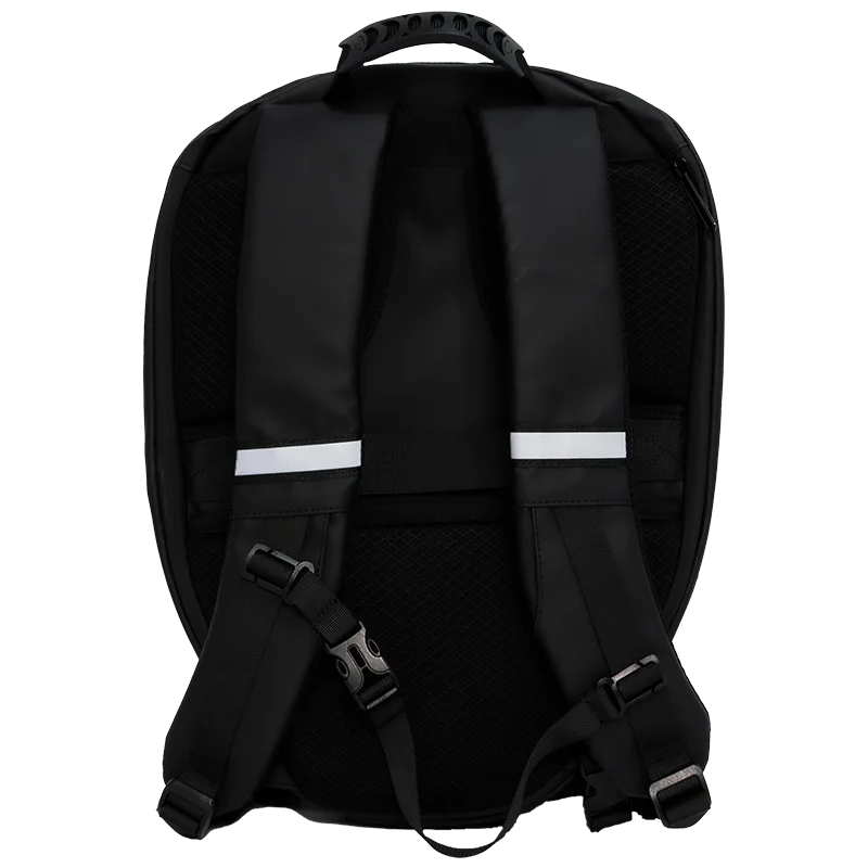 DIY Pattern Shell Helmet Iron Man Motorcycle Rider Backpack with LED Light up and Waterproof Leather Waist Bag