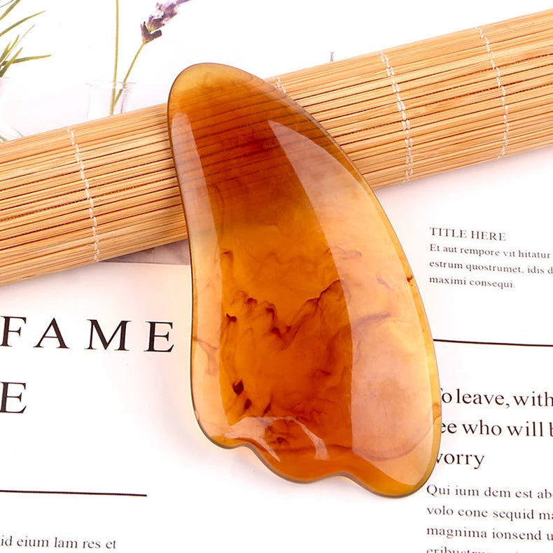 7Pcs/Set Beauty Scrapping Massage Tool Guasha Massager Gua Sha Board Face Eye Body Acupoint Stimulation Therapy SPA Scraper