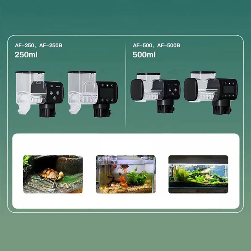 Aquarium Fish Tank Feeder Intelligent Automatic Feeder Digital Timing Wifi Wireless Remote Control Fish Feeding