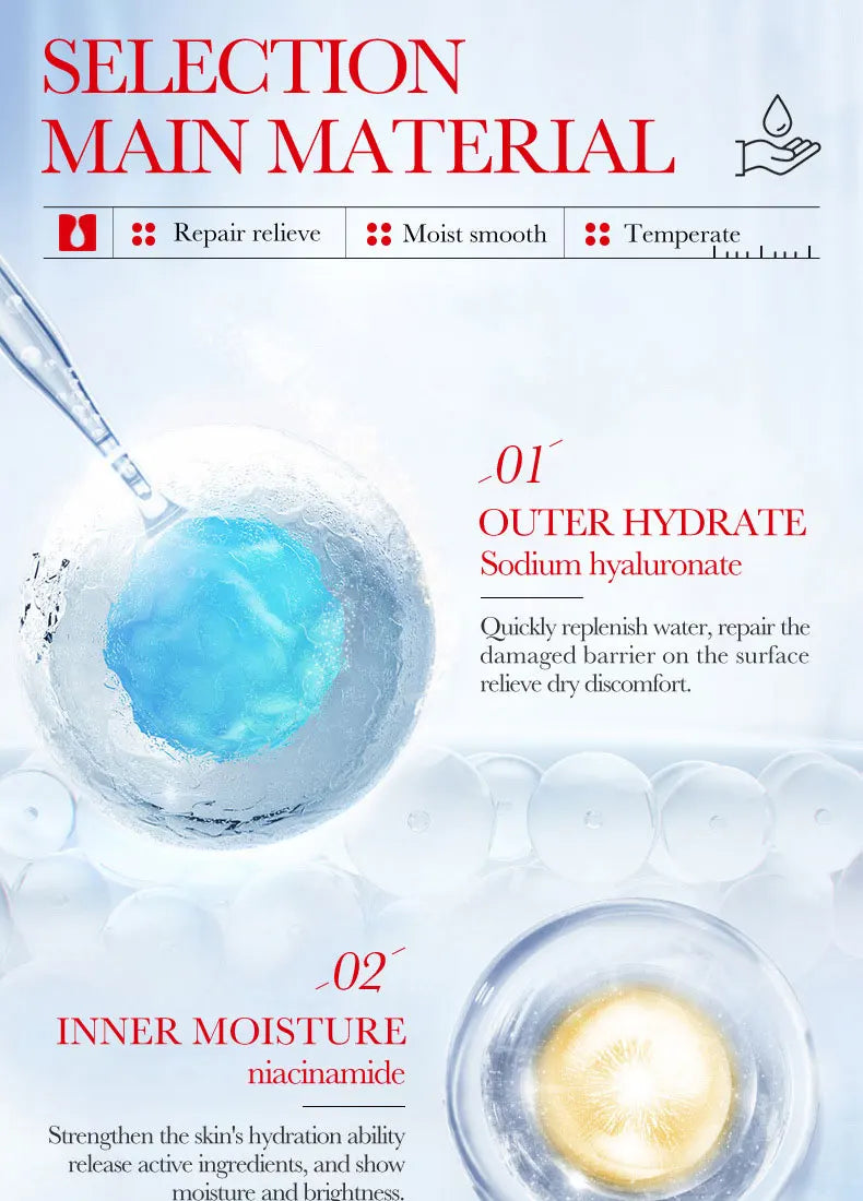 Ceramide Repair Serum Is Specially Designed for Sensitive Skin Repair Damaged Skin Firming and Anti-aging Facial Care Serum