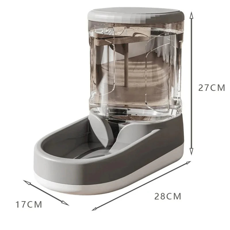 ￥Auto Smart Feeder with Water Dispenser｜6L Dual Tanks, Chew-Proof ABS Case, APP Control & Low-Food Alert (Durable Home Solution)