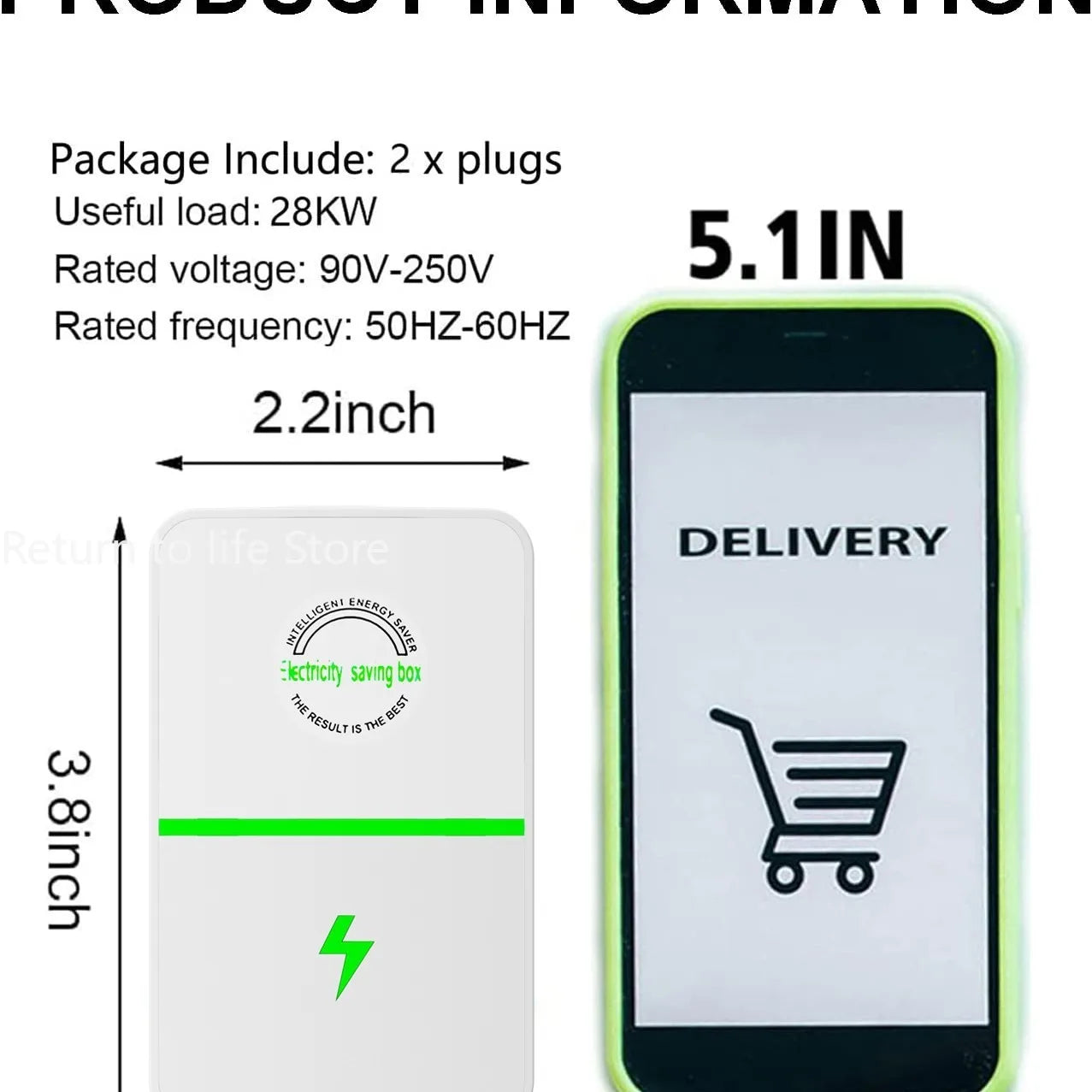 Electricity Energy Saver Home Power Electrical Appliances Save Box For Household Office Market Electric Accessory Power Saver