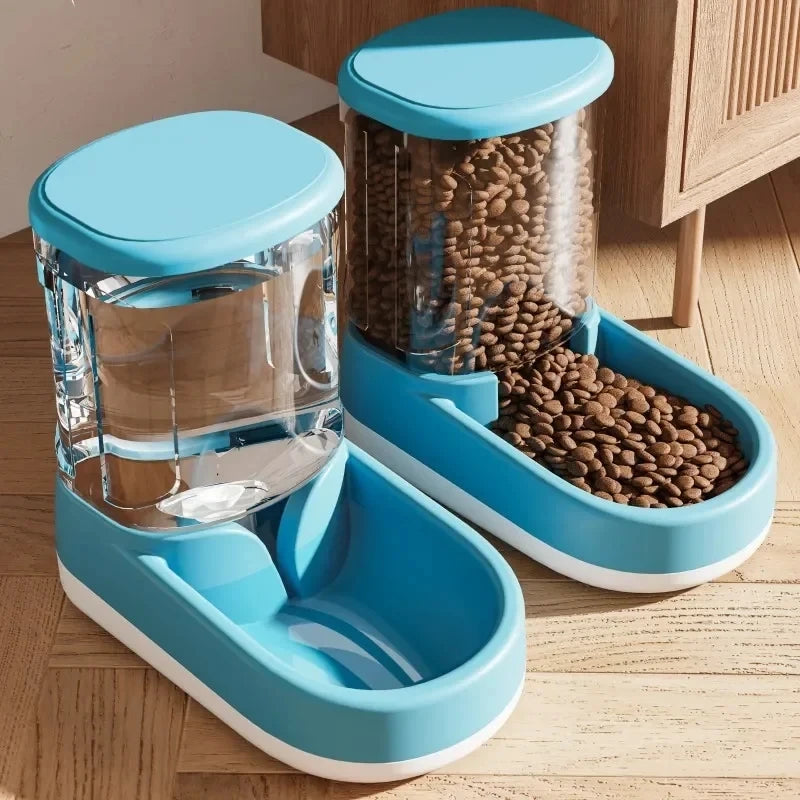 ￥Auto Smart Feeder with Water Dispenser｜6L Dual Tanks, Chew-Proof ABS Case, APP Control & Low-Food Alert (Durable Home Solution)