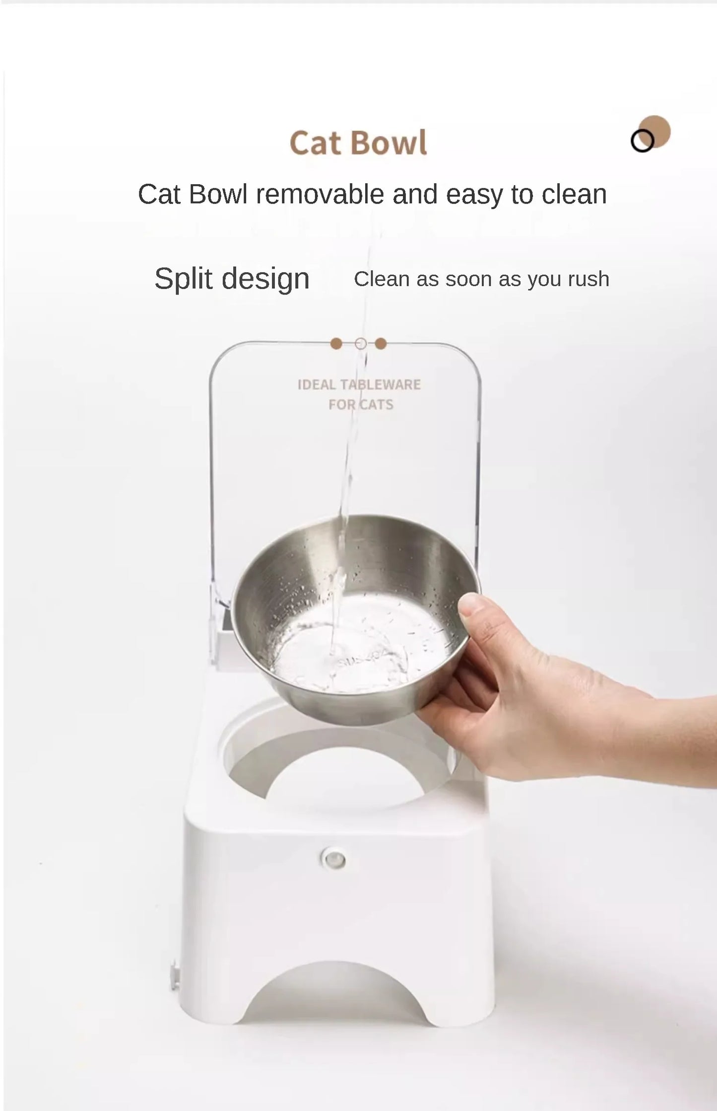 Smart Cat Bowl Intelligent Lid Opening Pet Bowl Infrared Sensor Cat Dog Food Feeder Anti-mouse Pet Food Dispenser Cats Supplies