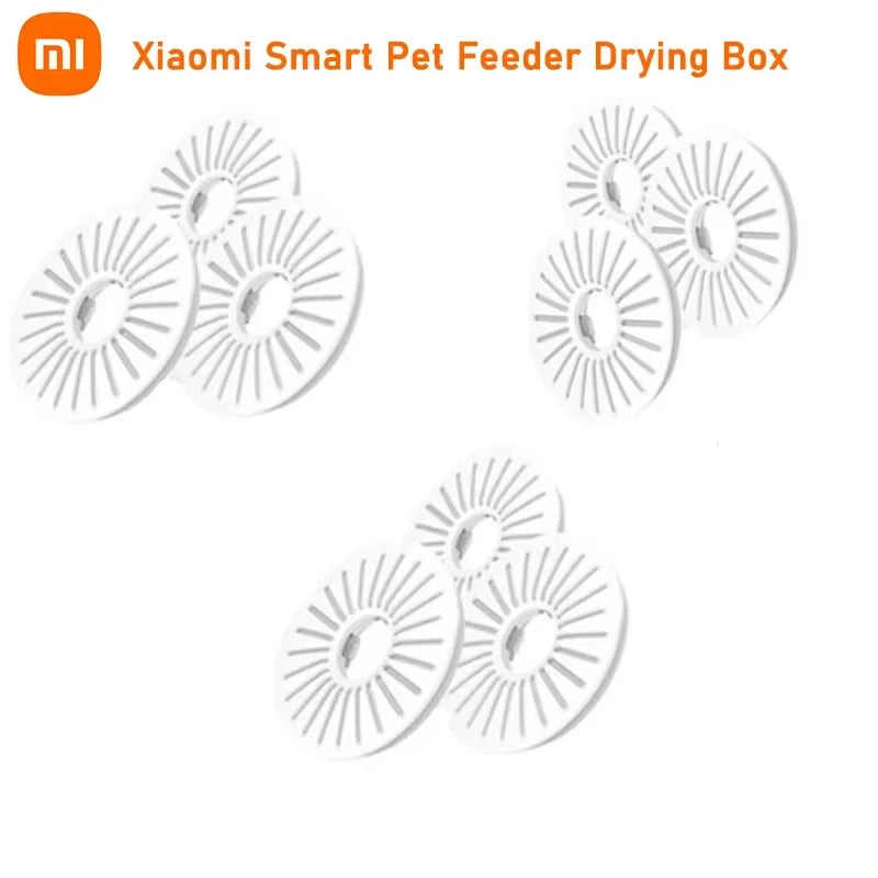 Original Xiaomi Mijia Smart Pet Feeder Drying Box Set Connected To Mijia App Smartreminder For Xiaomi Pet Feeder 3pcs