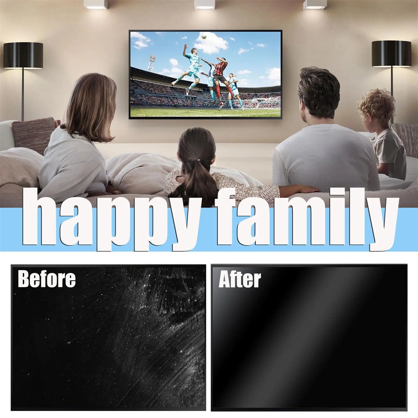 Screen Cleaner Spray Electronic Cleaning Kit Monitor Cleaner For Smart TVs Monitors & Cars Laptop Cleaner 30ml + Cleaning Cloth