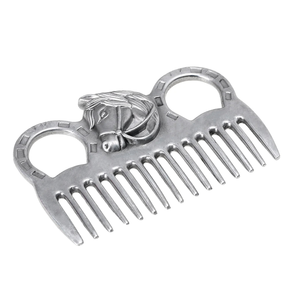 10-IN-1 Horse Grooming Tool Set Cleaning Kit Mane Tail Comb Massage Curry Brush Sweat Scraper Hoof Pick Curry Comb Scrubber