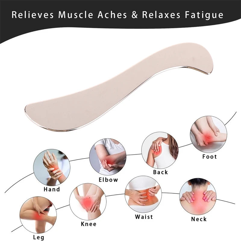 Gua Sha Stainless Steel Massage Tools Muscle Scraper Tool, Physiotherapy Tools, Muscle Gua Sha Tools
