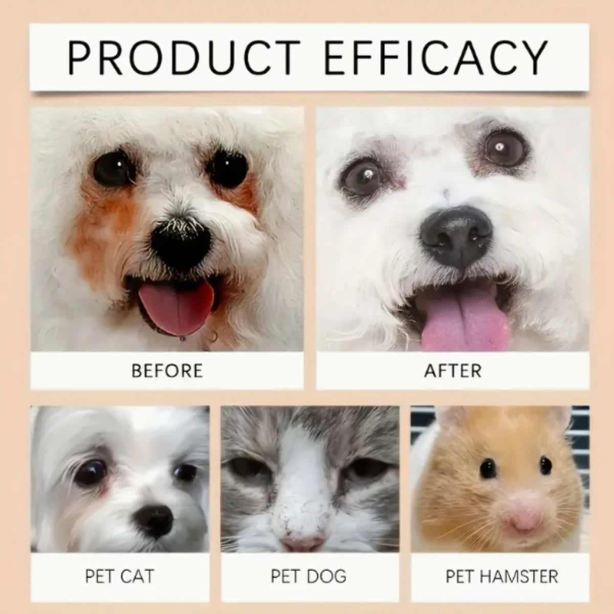 3pcs pet grooming kit, three-in-one scissors, comb and brush set | efficient dog tear stain cleaning and hair trimming tool