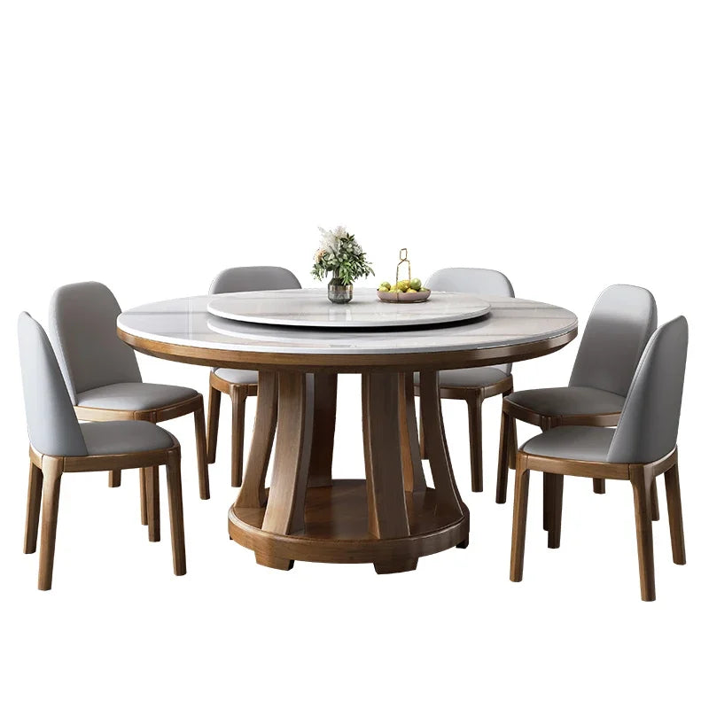 Marble Round Dining Table Nordic Luxury Style Minimalist Modern Dining Table Legs Space Savers Mesa Comedor Home Furniture