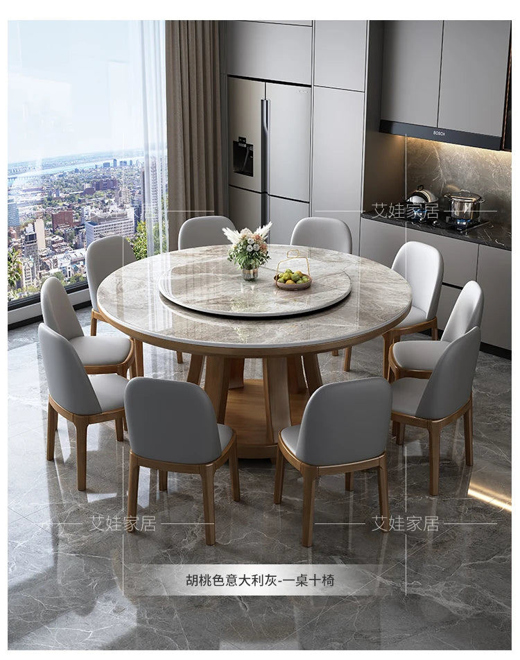 Marble Round Dining Table Nordic Luxury Style Minimalist Modern Dining Table Legs Space Savers Mesa Comedor Home Furniture