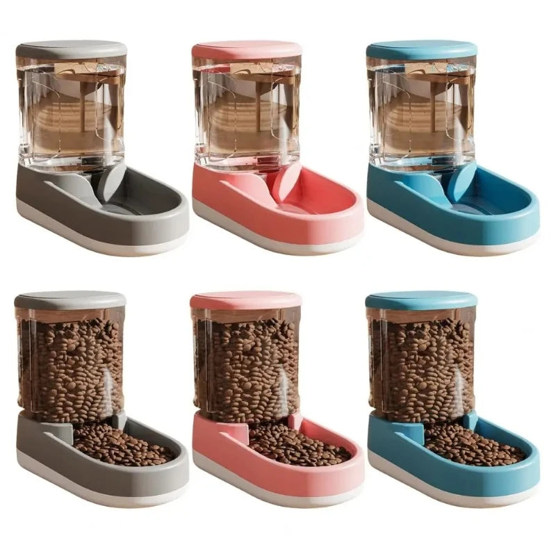 ￥Auto Smart Feeder with Water Dispenser｜6L Dual Tanks, Chew-Proof ABS Case, APP Control & Low-Food Alert (Durable Home Solution)