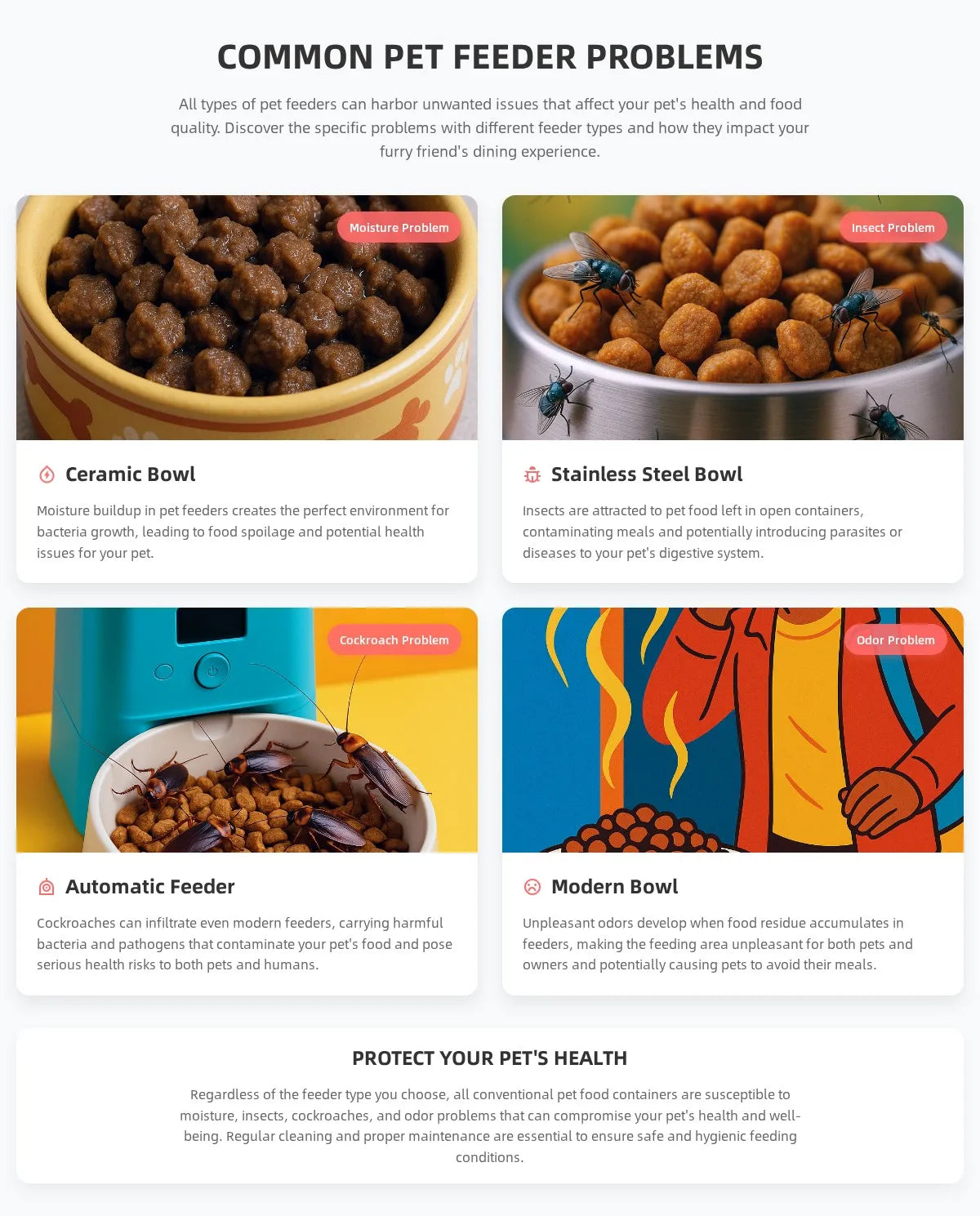 Cat Automatic Feeder Smart Infrared Auto-Opening Pet Bowl Long-lasting Energy with Sealed Lid for Home Outdoor Camping