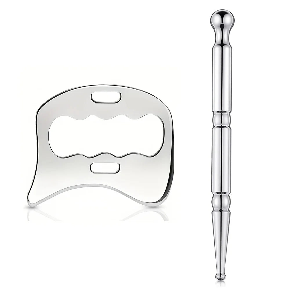 Gua Sha Stainless Steel Massage Tools Muscle Scraper Tool Facial Reflexology Tools Physiotherapy Tools Muscle Gua Sha Tools