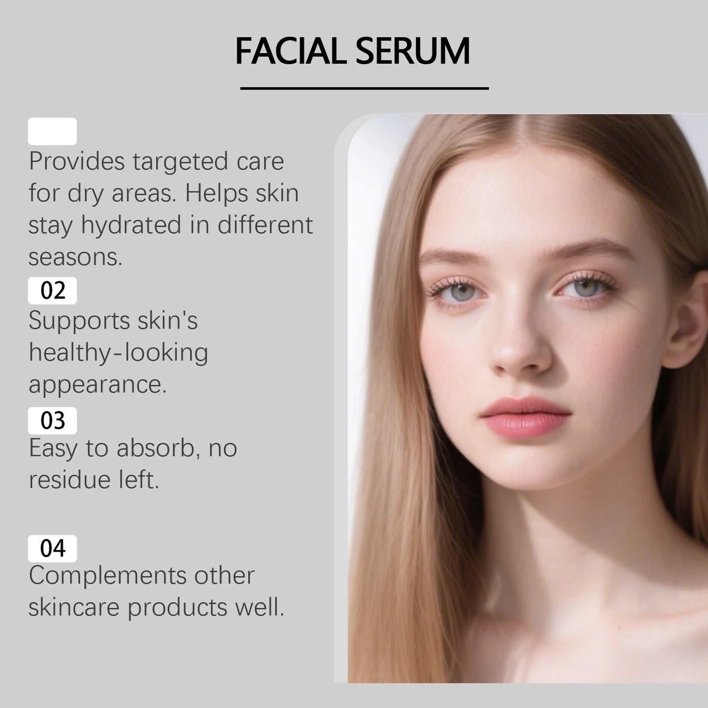 Moisturizing & Brightening Serum - Nourishes Facial Skin, Boosts Elasticity, Refines Texture & Leaves Skin Smooth