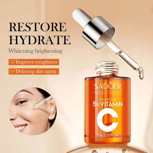 Vitamin C Hydrating Serum 5 Functions Facial Moisturizing Repair Essence Facial Shrink Pores Brightning Korean SkinCare Products
