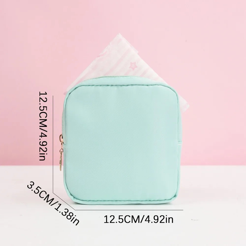 Fashion Multicolor Sanitary Pad Bags Home Organization Portable Pad Pouch Makeup Bags