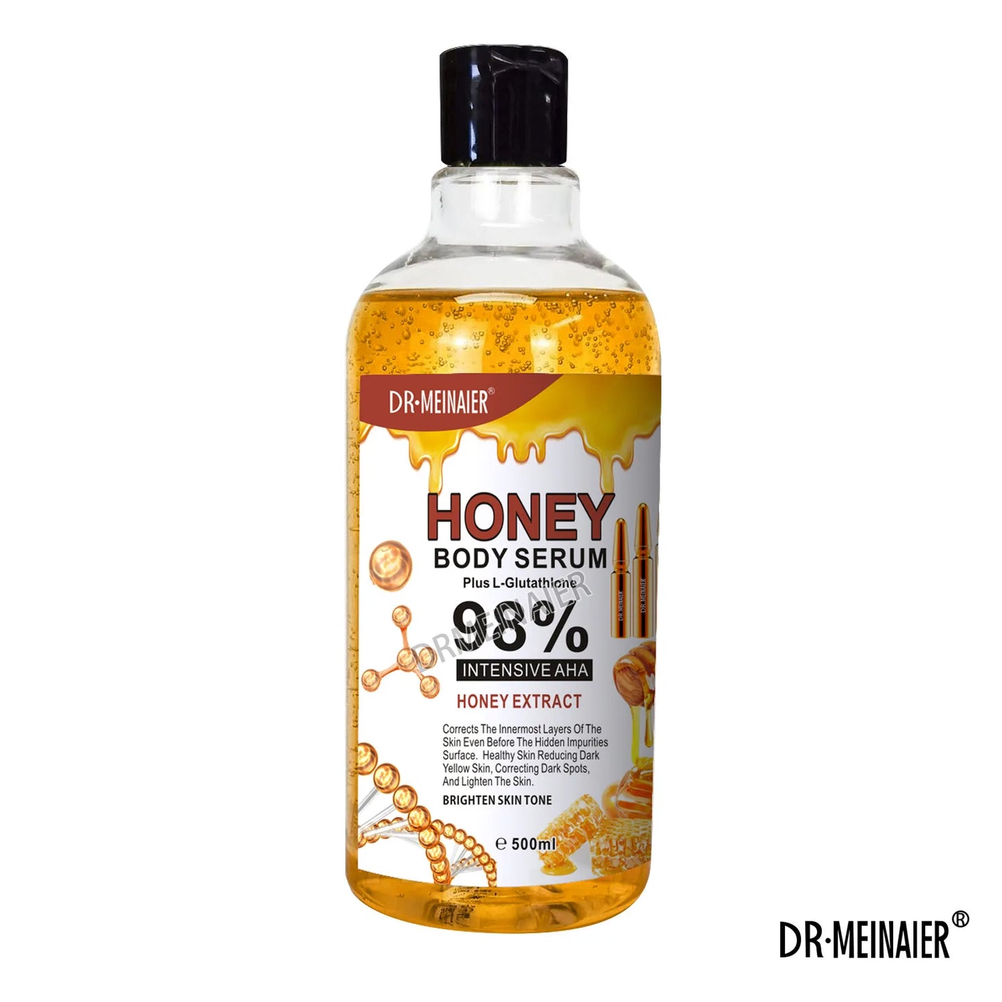 Super 500ml Honey Body Serum Moisturizing All Over Serum, Face, Neck & Area, Moisturize, Replenish & Protect Tightens & Smooths
