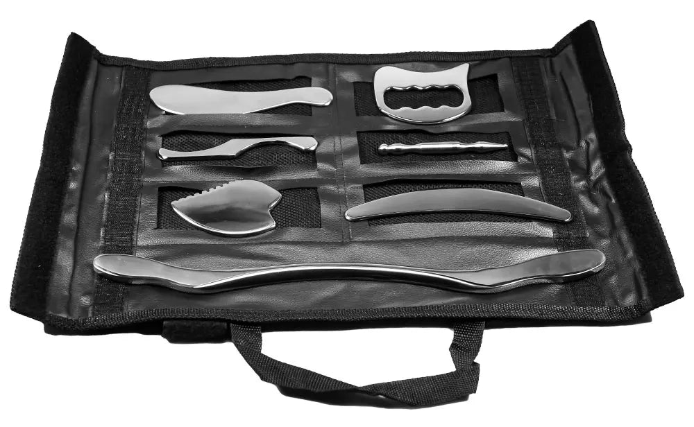 1/4/7 Pcs Gua Sha Scraping Massage Tools, IASTM Tool, Stainless Steel Guasha Tools, Muscle Scraper Tools for Soft Tissue Therapy