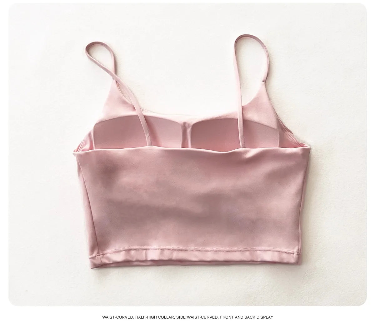 Seamless Naked Sensation Sports Bra – High Support Workout Top for Running, Gym, Pilates & Yoga, Breathable Anti-Bounce Fitness