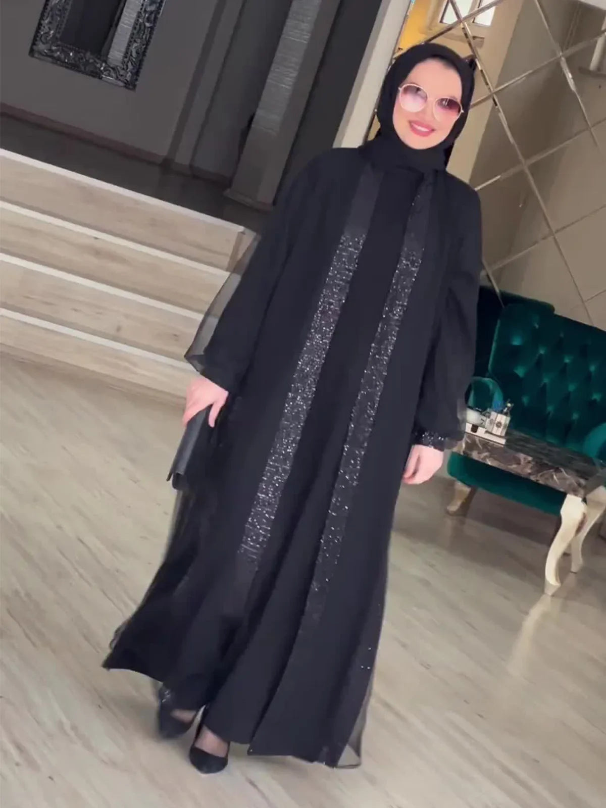 Muslim Modest Women Dress Jalabiya Vestidos Eid Ramadan Arabic Long Robe Dubai Islam Morocco Kaftan Abayas Cardigan Dresses 2024