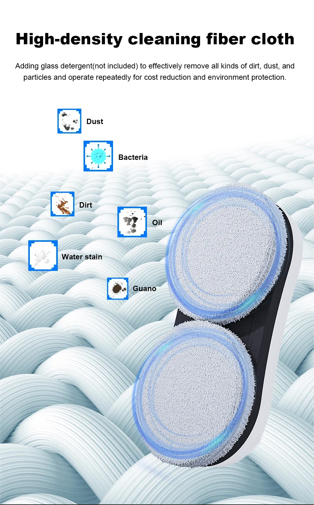 Smart Window Cleaning Robot Electric Intelligent Glass limpiacristales Robot Vacuum Cleaner for Window Remote Control for Home