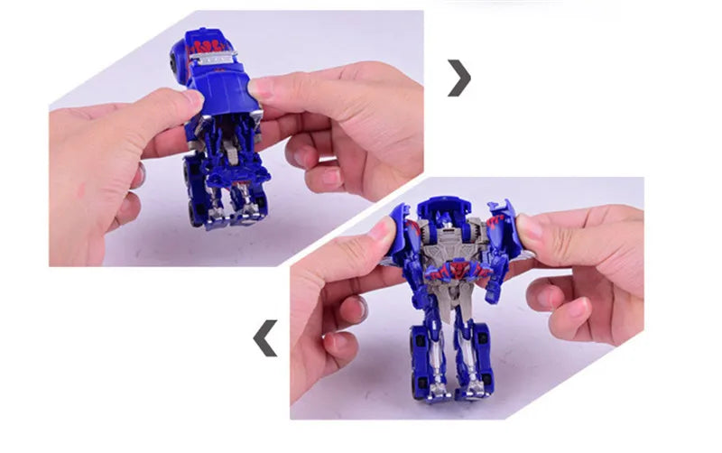 Metamorphic Toys Car Children'S Birthday Gift Action Doll Toys Mini Metamorphic Car Education Toys Children'S Toys