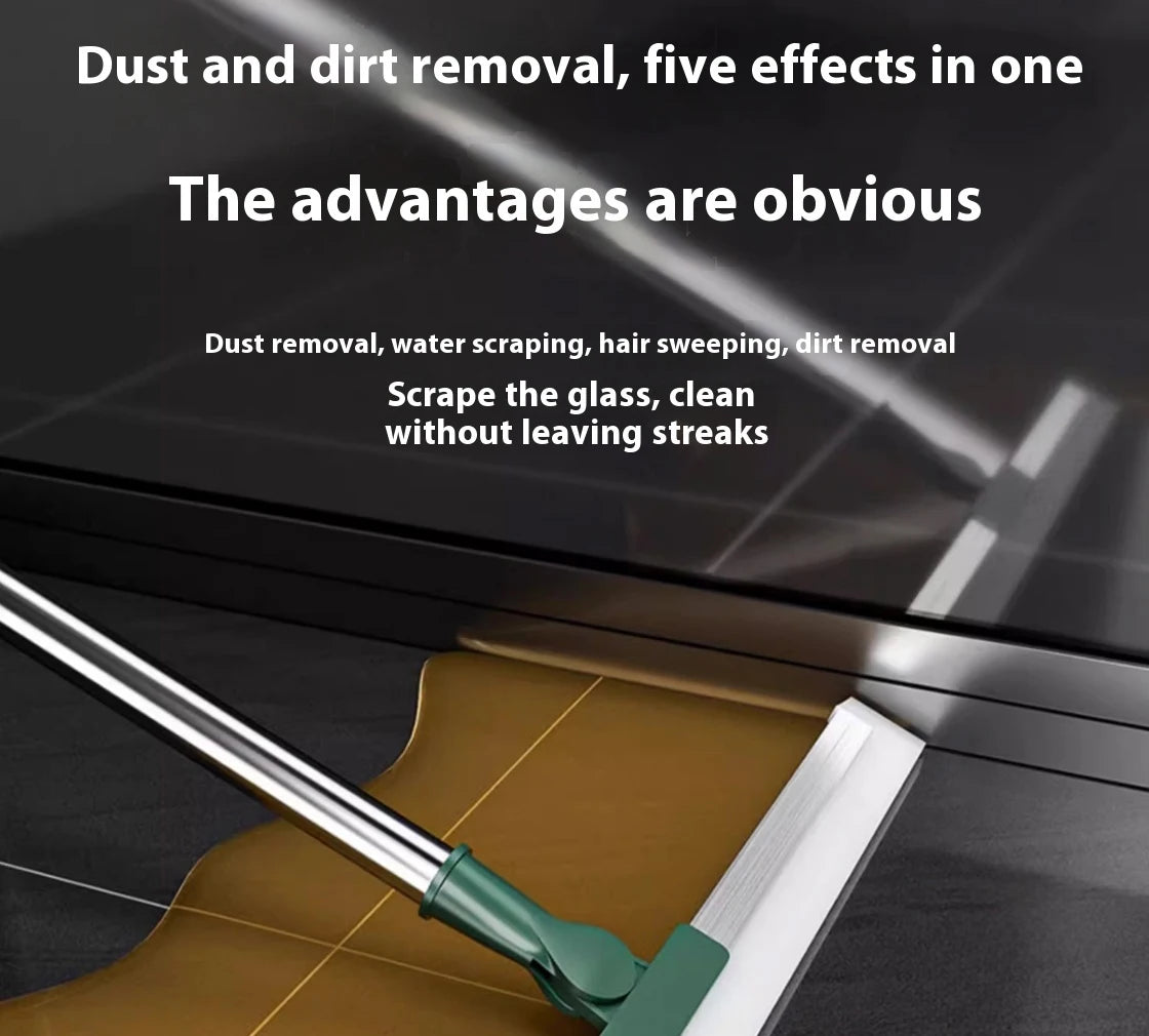 Silicone Scraper Broom Magic Wiper Floor Toilet Bathroom Squeegee Scrubber High Place Glass Wiper Household Cleaning Tools