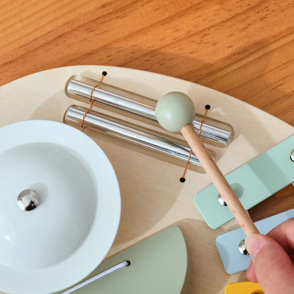 Wooden Instruments Baby Toys Educational Toys Elephant Xylophone Children's Musical Toys Newborn Birthday Gifts Music Table Toys