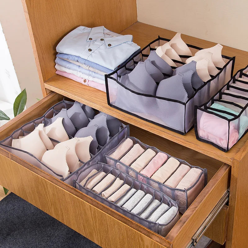 Underwear Bra Socks Panty Storage Boxes Home Organization Drawer Divider Home Dormitory Save Space