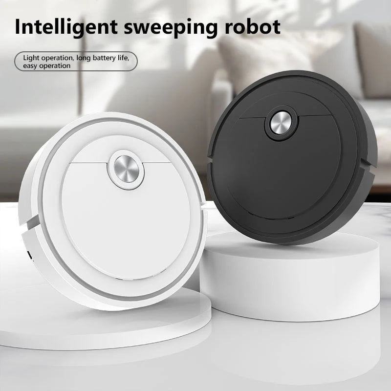New Smart Sweeping Robot 3-in-1 Smart Cleaner Household Rechargeable Fully Automatic Vacuum Cleaner 6000Pa Suction Pet Hair