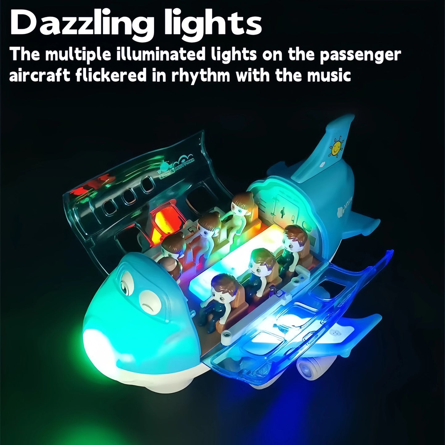 Children's toys: Electric airplane toys/car airplane models/Lights and music - boys' and girls' transportation toys, Christmas