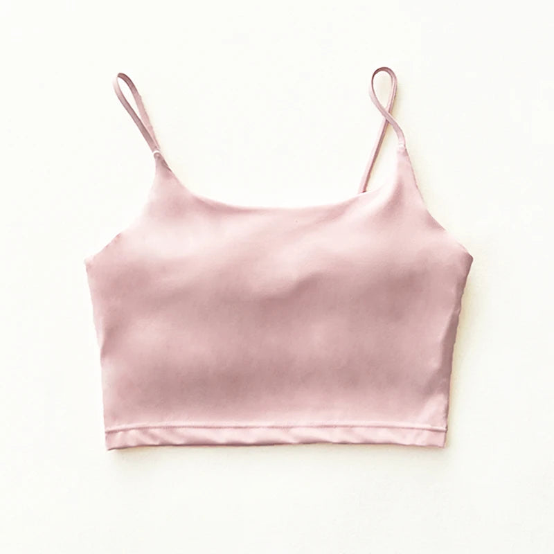 Seamless Naked Sensation Sports Bra – High Support Workout Top for Running, Gym, Pilates & Yoga, Breathable Anti-Bounce Fitness