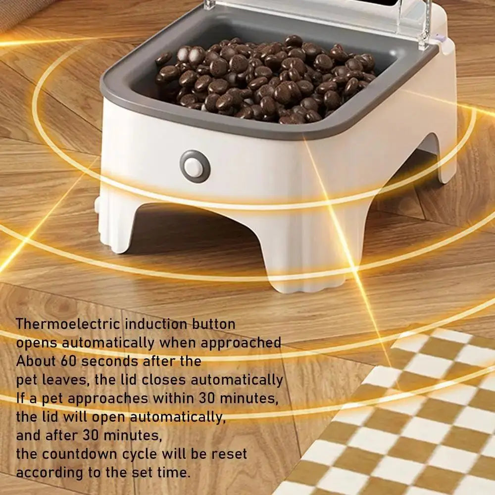 Smart Pet Feeder Automatic Pet Dispenser Sensor Timed Cat Feeding Dog Slow Food Dry and Wet Feeder Cat and Dog Bowl