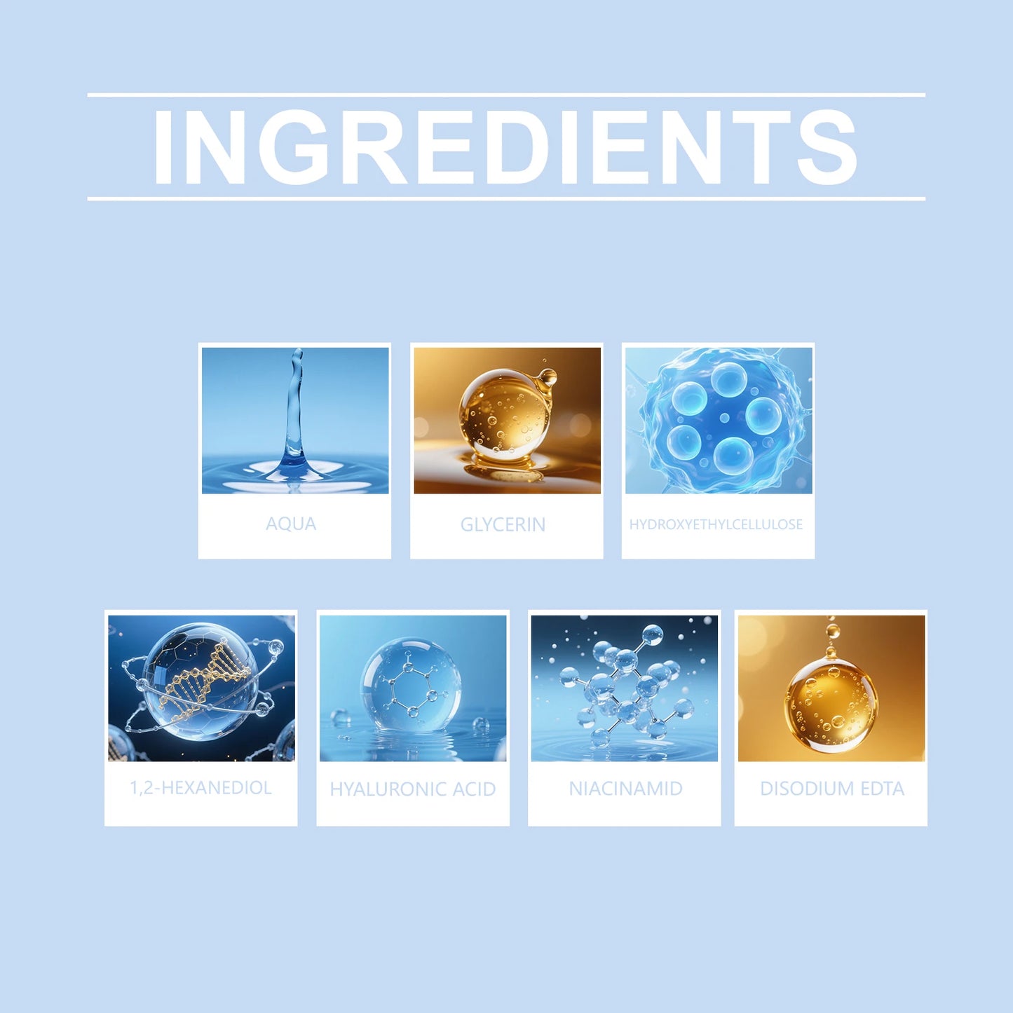 Hydrating Facial Serum with Glycerin for Dry Skin Deep Moisture Plumping Effect Smooth Radiant Skin Lightweight Fast Absorbing