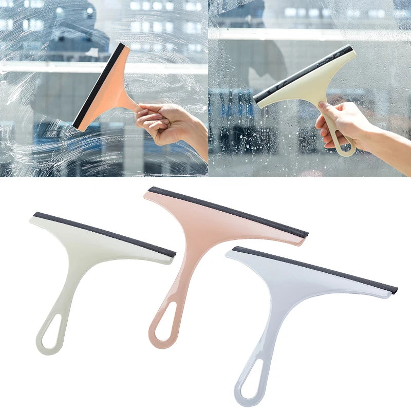Glass Cleaning Tools Bathroom Mirror Squeegee Car Glass Scraper Cleaning Squeegee Wiper Windshield Silicone  Auto Washing Tool