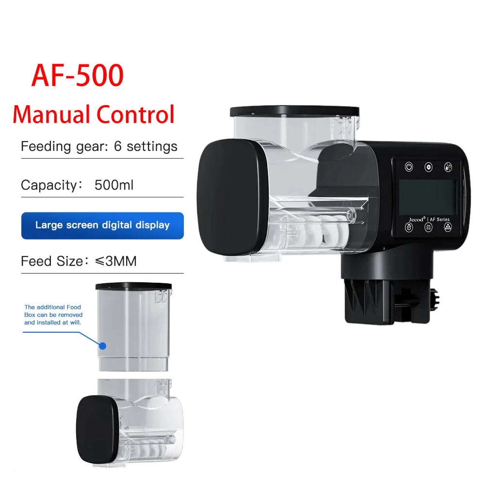 Smart Automatic Fish Feeder Turtle Feeder Timing Quantitative Feeding Suitable Aquarium Fish Tank Accessories Bet Fish Goldfish