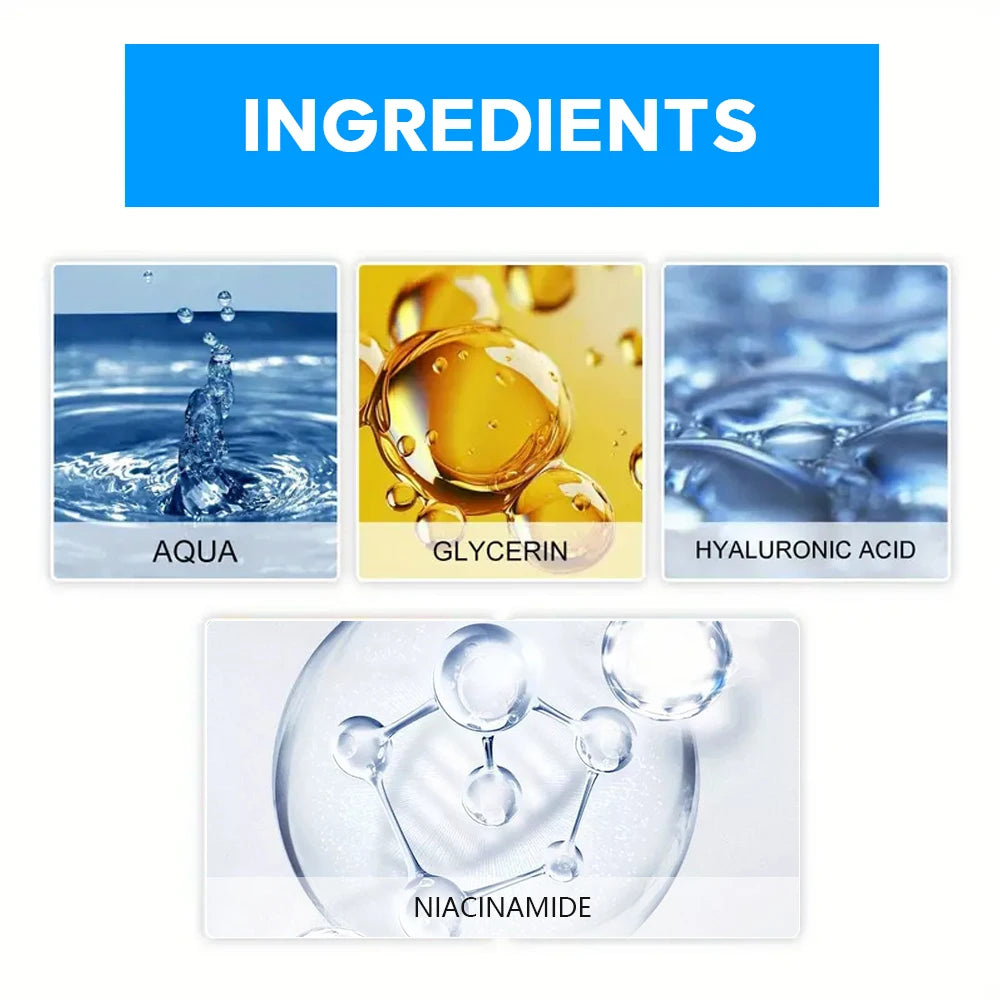 SUYARUN Hyaluronic Acid Serum - 24H Intense Hydration, Anti-Wrinkle & Plumping, Lightweight Face Moisturizer for All Skin Types.