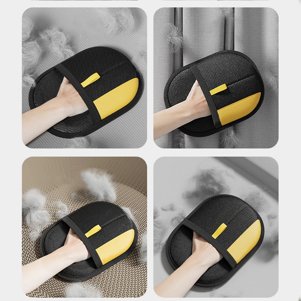 Pet Grooming Gloves Pet Hair Remover Brush Kitten Cleaning Glove Removing Dog Cat Hair From Sofa Carpet Clothes Pet Supplies
