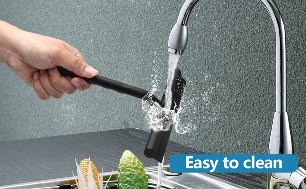 Shower Squeegee  for Glass Door Shower Wall Scraper Cleaner With Silicone Holder Bathroom Mirror Wiper Scraper Glass Cleaning