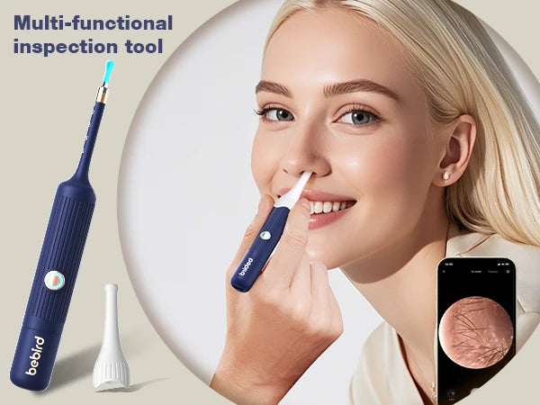 Smart Visual Ear Wax Upgraded Cleaner With Camera 800W HD Endoscope Brighter Clearer Clarity Ear Cleaning Tool Includes Storage